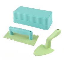 3 pieces of snow beach toy sand fun brick sand castle mold for winter and summer build snow outdoor children's birthday toy gift