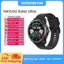 HAYLOU reloj inteligente Solar Ultra GPS, dispositivo resistente al agua hasta 5atm, con Pantalla AMOLED de 1,6 pulgadas, GPS in