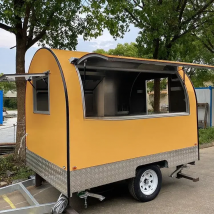Customized Size Food Truck Mobile Kitchen Ice Cream Truck Coffee Cart Food Van Concession Catering Trailers For Sale