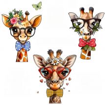 Mangocraft Cute Giraffe In Glasses Clear Stamp DIY Scrapbooking Supplies Silicone Stamp For Card Making Albums Crafts Decor