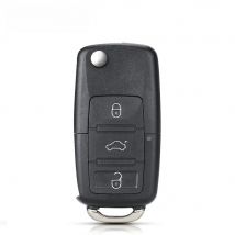 KEYYOU Replace 3 Buttons Flip Remote Car Key Case Shell For VW Volkswagen Golf Passat MK4 Seat Altea Alhambra Ibiza