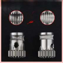 Drivegear Dual Drive Gear Extruder Cloned Btech upgrade for MK8 CR10 ，Prusa i3 3d Printer gear Mini Bowden Extruder