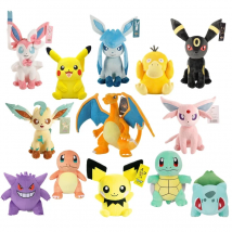 Pokemon Plush Toy Pikachu Charizard Doll Gengar Squirtle Leafeon Plush Doll Espeon Glaceon Umbreon Soft Cartoon Toys Kids Gift