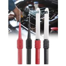 30V Car Tip Probes Diagnostic Tools, Auto Multimeter Test Leads Extention Back Piercing Needle Tip Probes Mechanical Tools