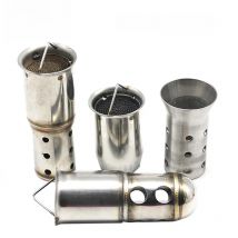 Sclmotos- 50.8mm 60mm Motorcycle Exhaust Metal Catalyst DB Killer Silencing Muffler Baffle for Yamaha for Suzuki Dit Bike Moped