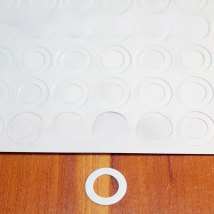 100pcs/lot 18650 Lithium Battery Positive Hollow Flat Insulation Pad Original Gasket Battery Accessories17*10.5*0.3MM