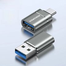Rocoren USB Type C OTG Adapter USB C Male to USB 3.0 Female Cable Converters For Macbook Samsung S22 S20 Xiaomi 5Gbps Type-c OTG