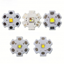 3W 5W 10W CREE XML XPE  XTE LED Emitter diodes bead WW/W/R/G/B/RGB High Power LED chip on 16mm/ 20mm PCB For Bicycle/Head lamp