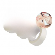 3 Rolls Lashes Extension Tape Lint Free Non-woven Under Eyelash Pads 9M White Paper Patches Breathable Eyelid Sticker Tool