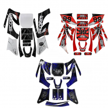Motorcycle Graphics Decals Stickers For Chinese 2 Stroke 47cc 49cc 90 110cc 125cc 150cc 250cc Apollo Orion Mini Dirt Bike