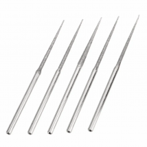 5PCS 3mm Shank Grinding Rods Mini Drill Diamond Grinding Head Bur Needle Engraving Carving Polishing Glass Jade Stone Drill Bit