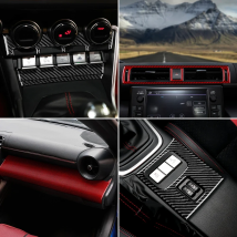 Real Soft Carbon Fiber Sticker For Subaru ZD8 BRZ Toyota ZN8 GR86 2021 2022 2023 2024 2025 Interior Trim For RHD LHD Accessories