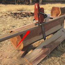 Chainsaw Mill Planking Vertical Cutting for All Chainsaw and 2.4m Guide Bar Lumber Cutting（chainsaw not included）