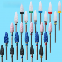 1pcs Milling Cutter Nail Drill Bits for Manicure Ceramic Electric Burr Machine Accessories Polish Files Nail Art Tools