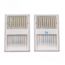 FLRHSJX 20pcs Sewing Machine Needles 4 Sizes Jeans Universal Regular Point Sewing Needle for Home Sewing Machine Supplies