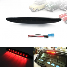 iJDM Smoked Lens Red LED 3rd Brake Lamp For 2002-2006 MINI Cooper R50 R53 1st Gen, OEM Fit High Mount Brake Light