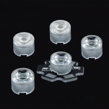 10-100pcs LED Lens 1W 3W 5W High Power 15mm Waterproof 20 45 90 Degree Angle Lens For DIY Washwall Light Lamp Convex Reflector