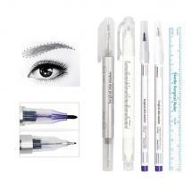 1Set Sterilized Tattoo Marker Pen Surgical Skin Microblading Positioning Tool with Measuring Ruler Permanent Makeup Accessories