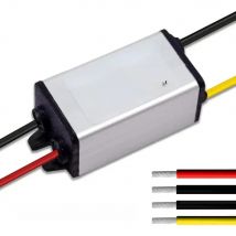 DC 24v to 12v 1A-5A Reducer Regulator Step Down Converter Power Supply Adapter for Solar System Auto Car Truck Vehicle Boat