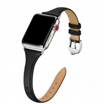 Women Thin Leather Band for Apple Watch 38mm 40mm 41mm Slim Colorful Wristband Strap for iWatch SE 7/6/5/4/3/2/1 Bracelet