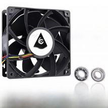 1Pcs Gdstime DC 12V 24V 48V 12038 120mm x 38mm 5300rpm High Airflow Cooler Fan 120x38m 12cm 4pin PWM FG DC Brushless Cooling Fan