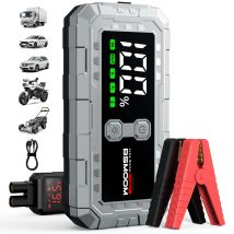 Avvio di emergenza per auto portatile Batteria per auto Accumulatori e caricabatterie di riserva Batteria per auto Ricarica Luce booster di emergenza