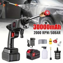 OWJHE Cordless Pulitore Ad Alta Pressione Pistola Ad Acqua Max 70BAR 30000mah Generatore di Schiuma Spray Lavatrice Auto Strumenti di Pulizia Auto