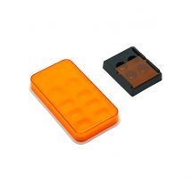 4 Holes/8 Holes Dental Veneer Storage Box Teeth Whitening Shade Organizer Denture Retainer Molar Case Professional Dental Tool