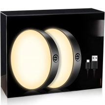 WILLED Rechargeable Dimmable Touch Light Buit-in 1000mAh Batter Portable LED Night Lights for Cabinet Wardrobe Kitchen Bedroom