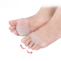 Tcare 1Pair Metatarsal Pads Gentee Breathable Ball of Foot Pain Relief Cushions, Soft Gel Forefoot Pads Protect Callus Blisters