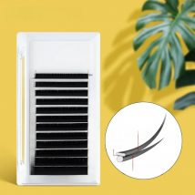 H&L SINCE 1990 Flat Ellipse Eyelashes Maquiagem Split Tips Ellipse Shaped Natural Light Magnetic Eyelash Extension