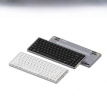 Lofree Flow Lite Wireless Mechanical Keyboard 84/100key POM Switch 2.4G Wired Bluetooth Keybord Office Typing Gasket  keycaps