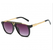 The Latest Selling Popular Fashion Men Sunglasses Square Metal Combination Frame Top Quality Anti-UV400 Lens