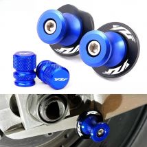 For YAMAHA YZF R1 R1M R3 YZF R6 R7 R9 R25 R125 YZFR6 YZFR1 CNC Motorcycle Swingarm Spools Sliders Stand Screw Tire Valve Caps