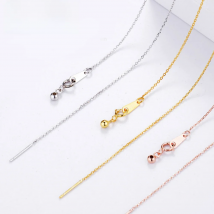 eManco Adjusta Long Layered Pendant Necklace  Stainless Steel Necklace Chocker Necklaces for Women Fashion Jewelry YX26925