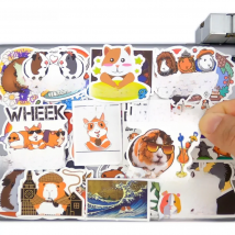 50PCS Funny Guinea Pig Cute Cartoon Animals Stickers for Stationery Notebook Scrapbook Guitar Suitcase Bike Phone Laptop Sticker