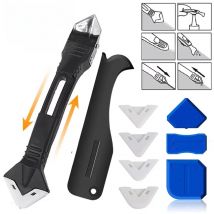 9 in 1 9pcs Silicone Remover Sealant Smooth Scraper Caulk Finisher Grout Kit Tools Floor Mould Removal Hand Tools Set