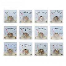 91C4-A Current Meter Gauge Analog DC Ammeter 1A2A3A5A 10A 15A 20mA 30mA 50mA 45*45mm
