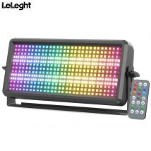 leleght 180W Strobe RGBW LED 4in1 Wall washer Light DMX512 4/11/165 CH Voice Control For Wedding Xmas Birthday Club DJ Party