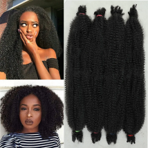 Afro Kinky Marely Braiding Crochet Hair Springy Afro Twist Hair Kinky Bulk Hair Extensions For African Women Braids YunRong