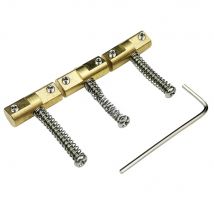 Wilkinson WTB 54mm Vintage style Compensated Brass Bridge Saddles for TL Electric Guitar Bridge (Set of 3)
