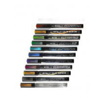 DSPIAE MKA 12 Colors Super Metallic Color Markers For Gundam Mecha Model Making  Hobby DIY Tool