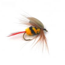 MNFT 10PCS Or 6PCS 10#  Mayfly Lifelike Bumble Bee Fly Fishing Trout Artificial Fishing Bait Bass Lure Three Packaging Options