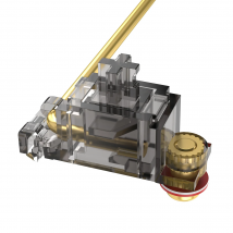 DUROCK Stabilizers V3 Gold Plated PCB Mount Screw-in Keyboard Stabilizer 2u 3u 6u 6.25u 7u Pre-Clipped V3 Screw Stabilizers