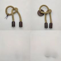 Vintage Hemp Rope Pendant Lights  Attic Personality Industrial Indoor Lightings For Loft Living Room Dinning Room Lights Lamp