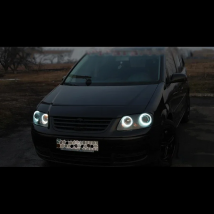 For Volkswagen VW Touran 2003 - 2006 Ultra Bright Day Light DRL CCFL Angel Eyes Demon Eyes Kit Warm White  Ring