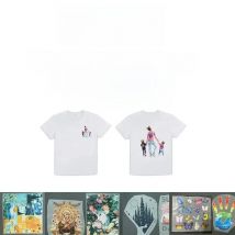 Custom Logo or Picture Iron On Heat transfer Stickers For Clothing DIY Washable T-Shirts Thermal Patch DTF Colorful Vinyl