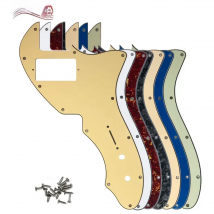 Xinyue Custom Guitar Parts For 12 Hole Screws US Tele 69 Thinline Guitar Pickguard With PAF Humbucker Scratch Plate