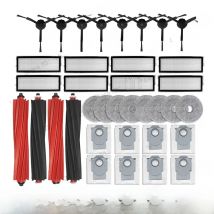 Fit For Roborock Qrevo Master, Qrevo Slim, V20, P10S Pro Parts Main Roller Side Brush Cover Filter Mop Cloth Bracket Dust Bag