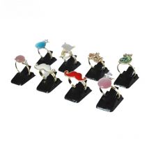 20Pcs/Set Wholesale Ring Clip Show Plastic Frosted Jewelry Displays Holder For Ring Decoration Stand Ring Clip Free Shipment
